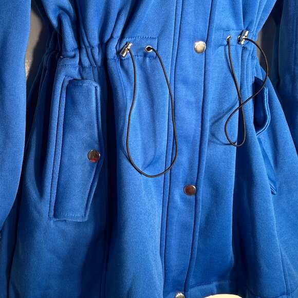 Big Chill SZ 3X Blue Hooded Jacket Warm Utility Essential Adventure Anorak - Picture 3 of 8